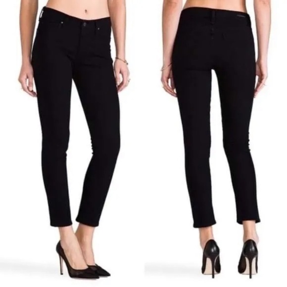 Citizens Of Humanity Denim - CITIZENS of Humanity Sz 28 Women's Carlton Ankle Straight Jeans Black
